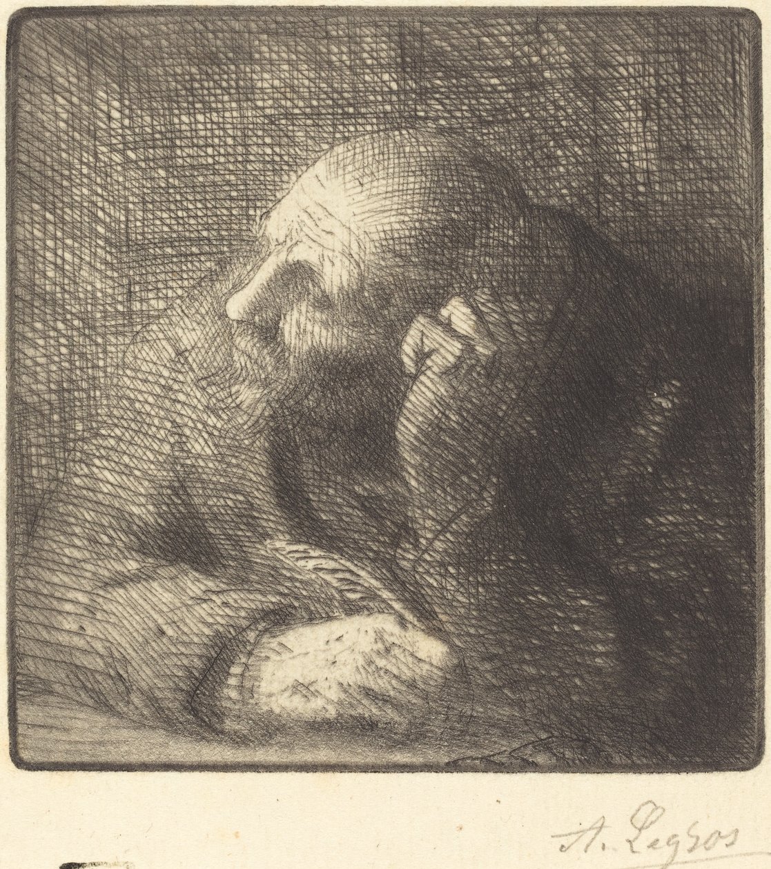 Meditace (La meditace) od Alphonse Legros