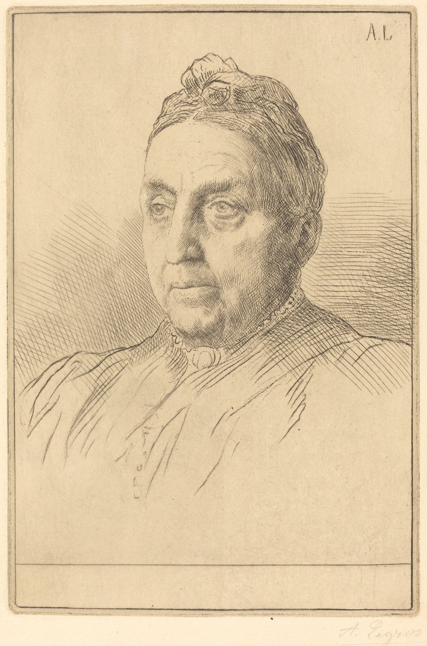 Mme. Kemp, 4. deska od Alphonse Legros