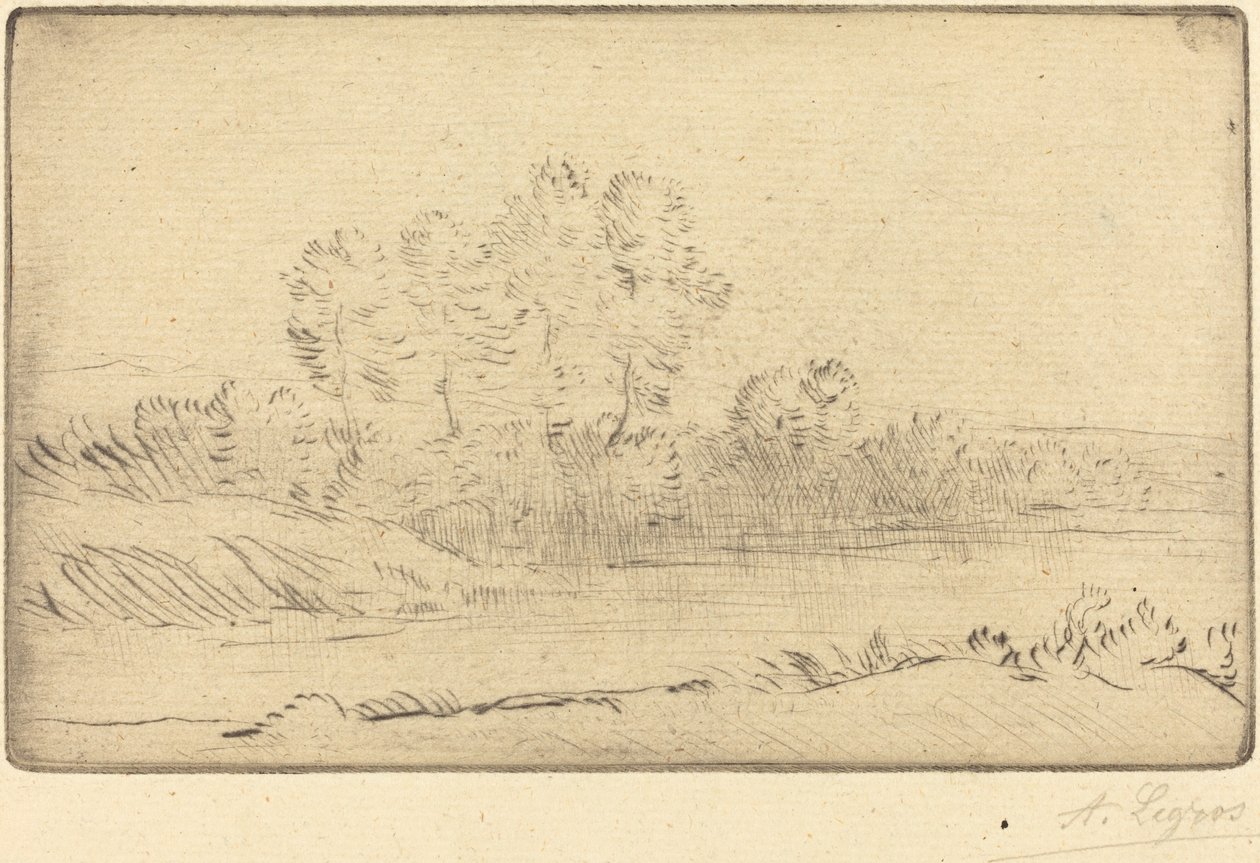 Poblíž Nortkerque (Pres de Nortkerque) od Alphonse Legros