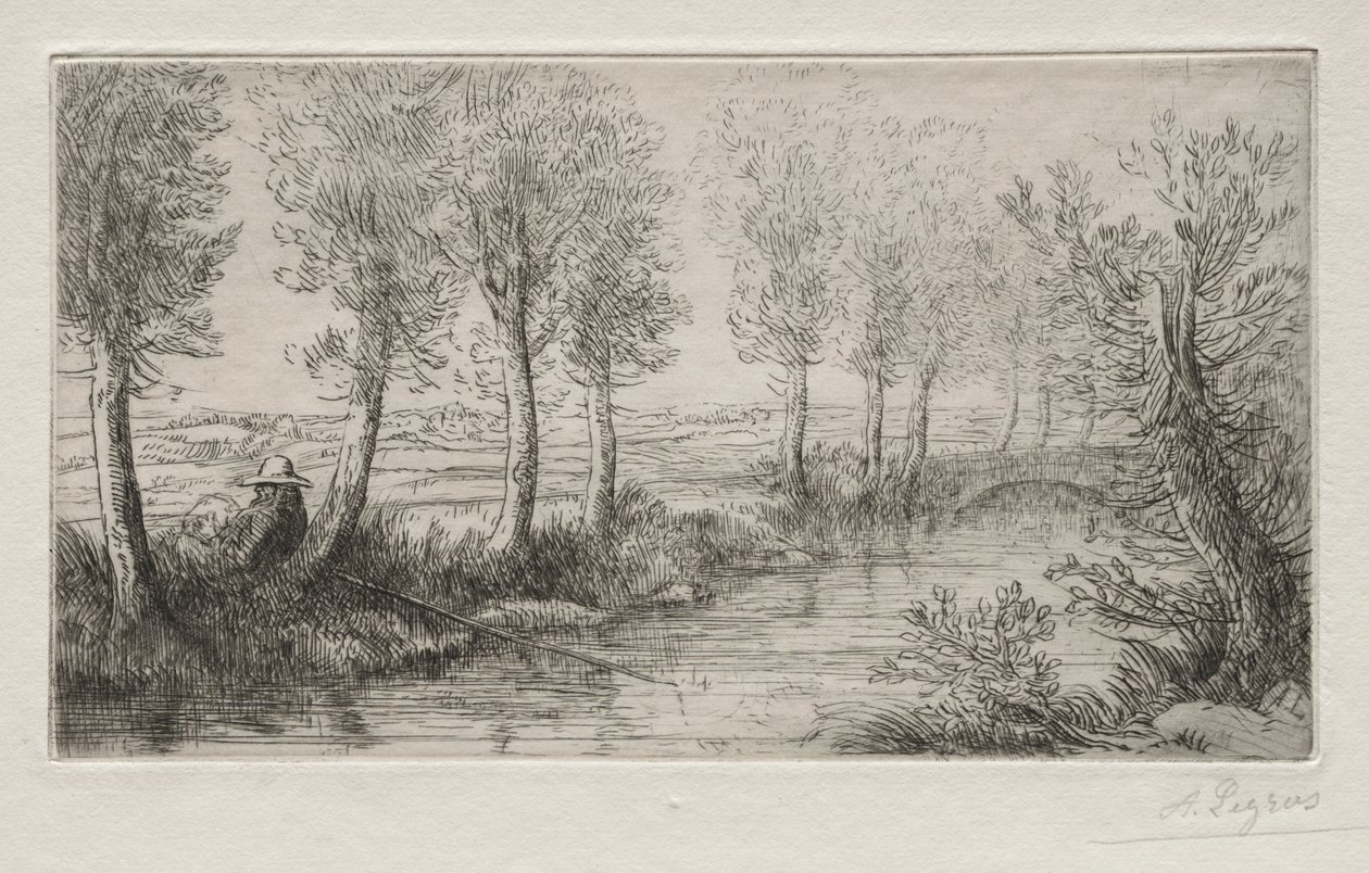 Nedaleko Mlýna. od Alphonse Legros