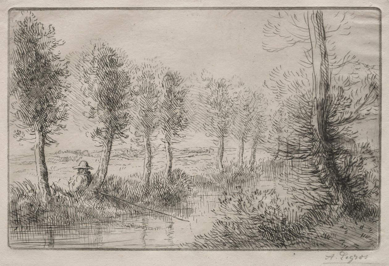Nedaleko Mlýna. od Alphonse Legros