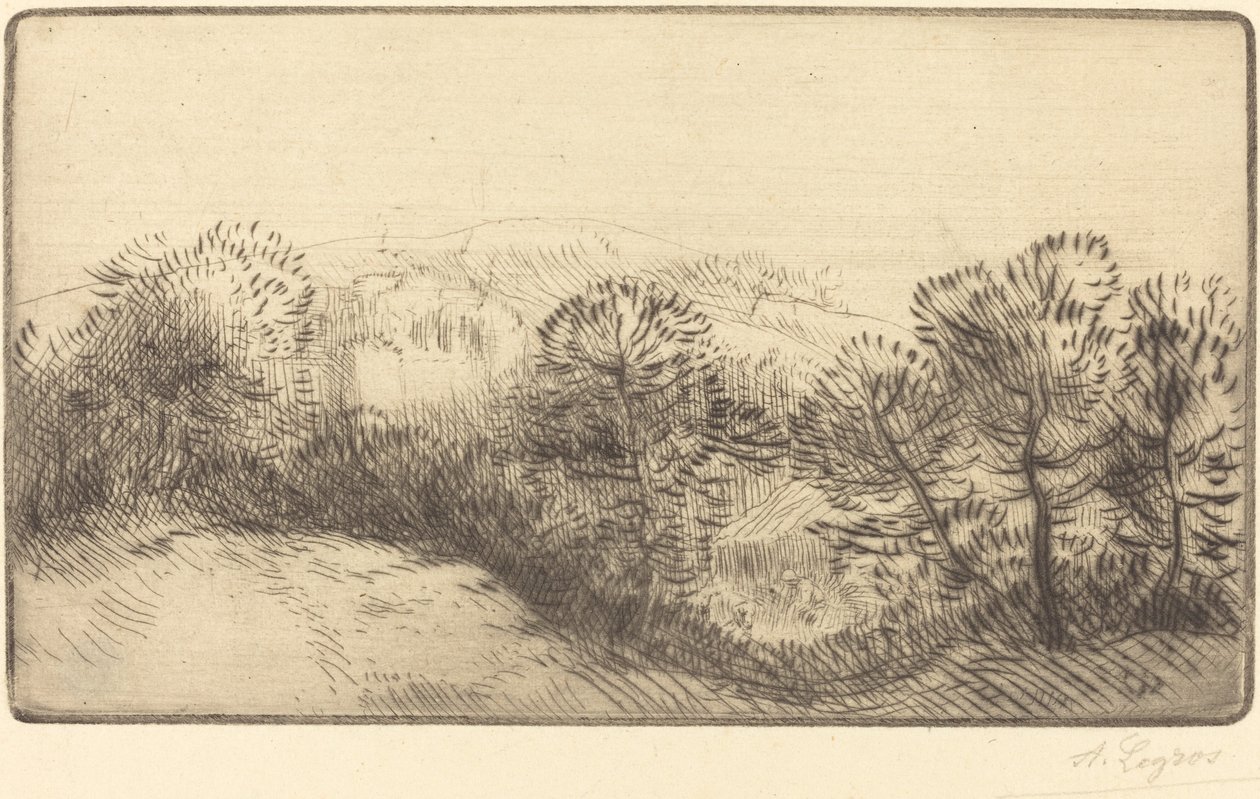 Blízko lesů (Pres du bois) od Alphonse Legros