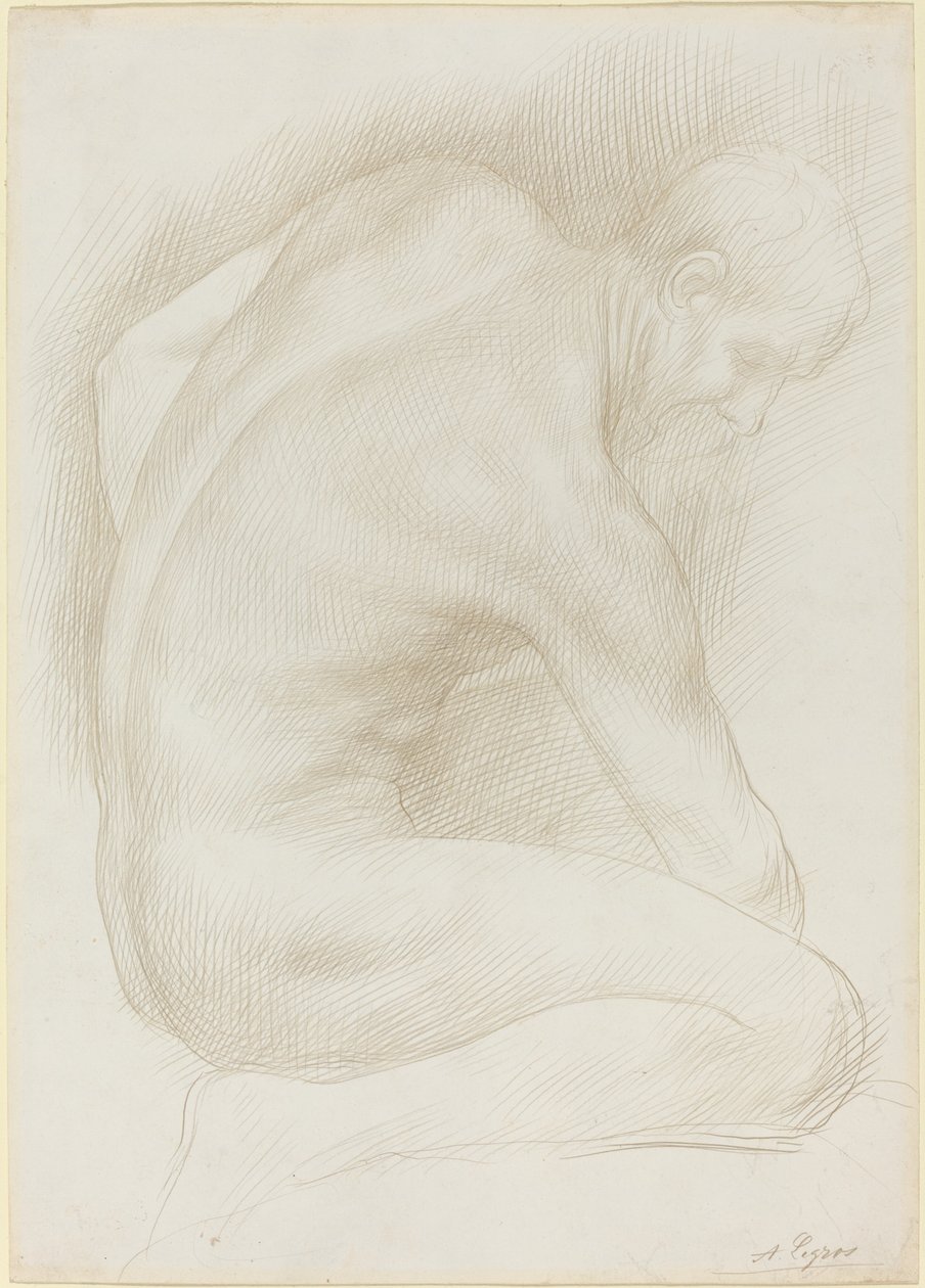 Starý muž od Alphonse Legros