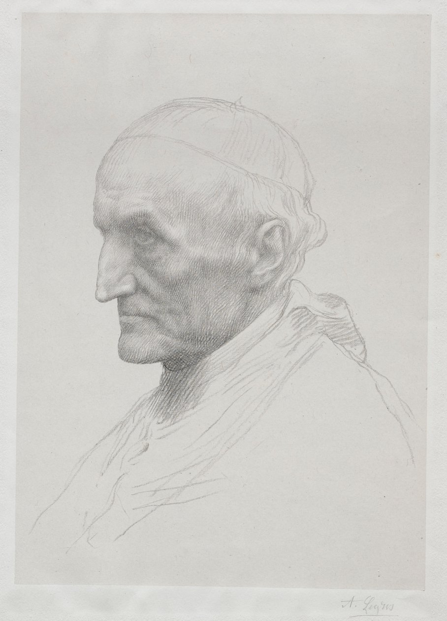 Portrét kardinála Manninga 2. deska. od Alphonse Legros