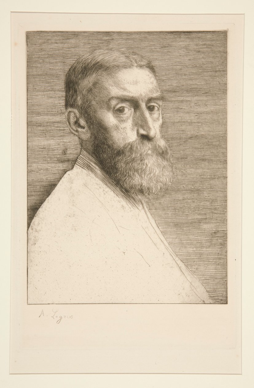 Portrét E.J. Poynter, Esq. od Alphonse Legros