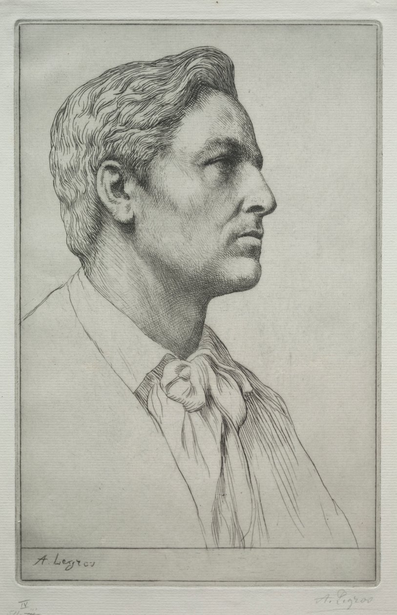 Portrét sira Charlese Holroyda. od Alphonse Legros