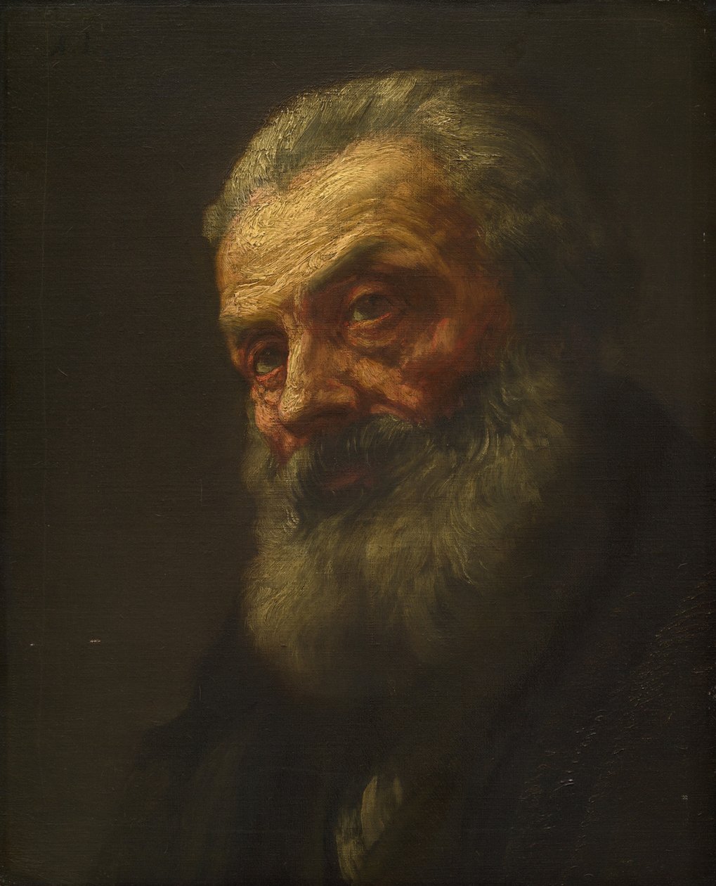 Portrét starého muže od Alphonse Legros