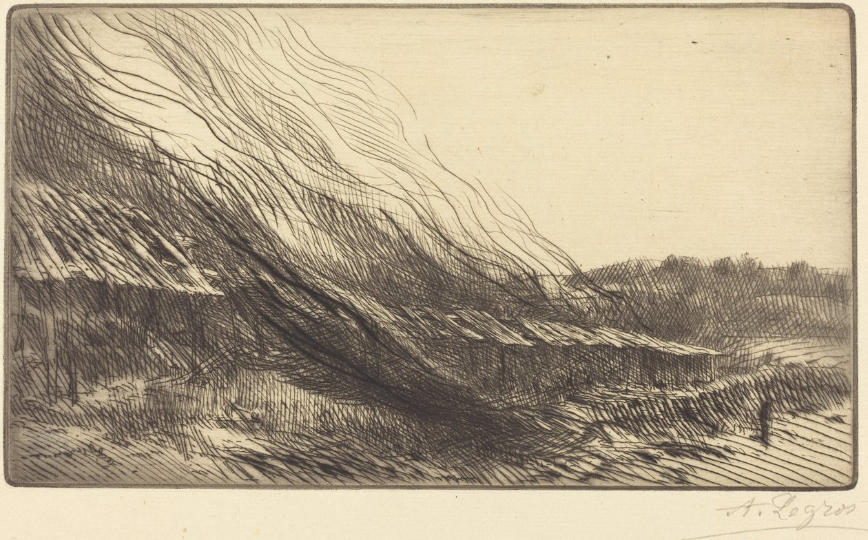 Provaziště (Les corderies) od Alphonse Legros