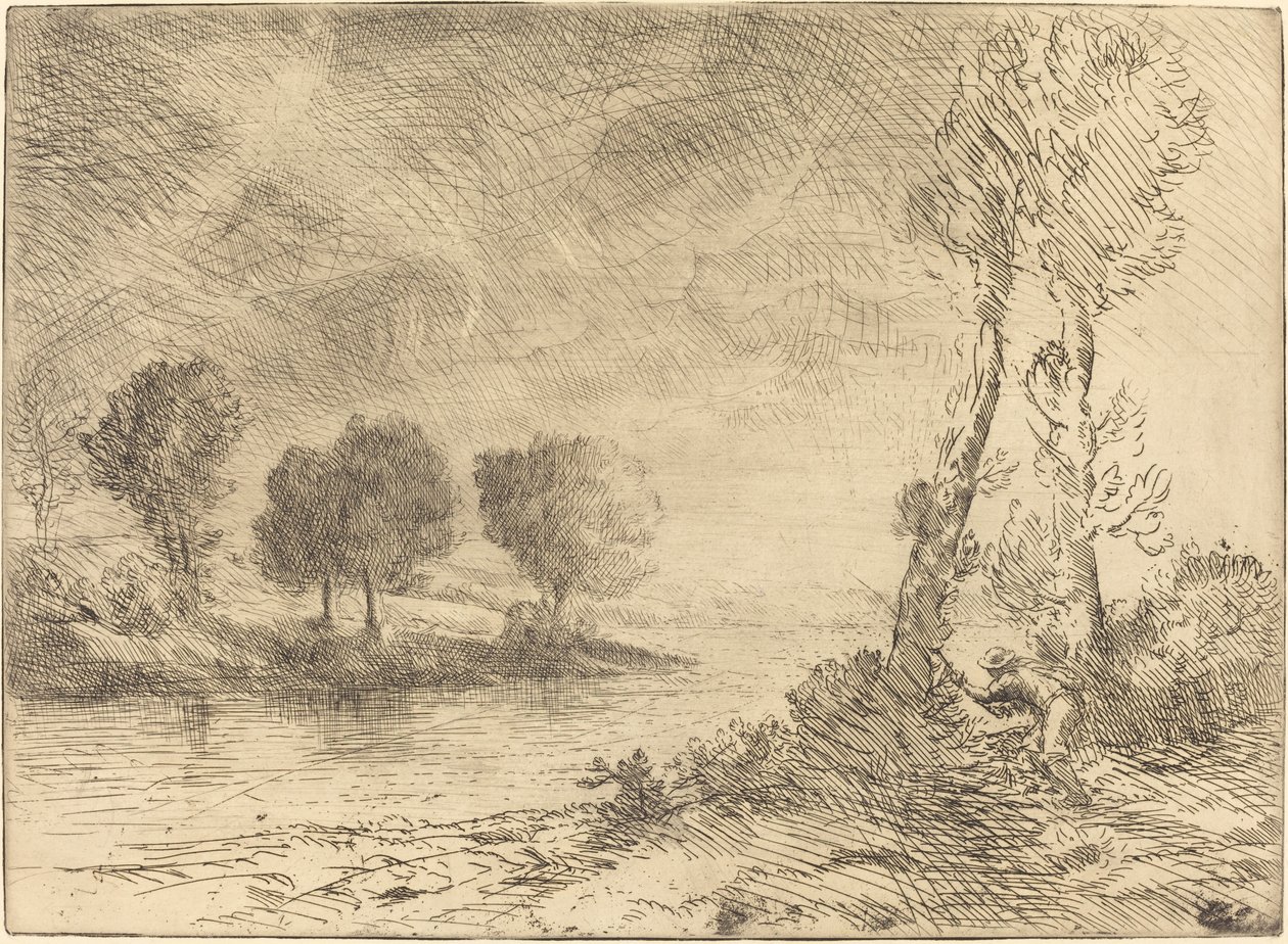 Rybář lososů od Alphonse Legros