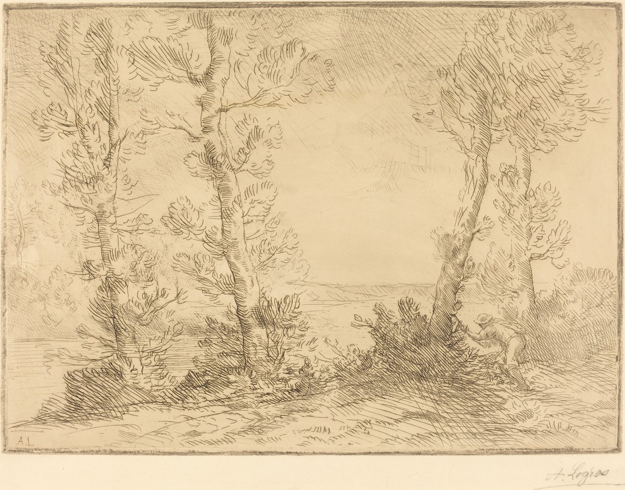 Losos Fisher Rybář lososů. od Alphonse Legros