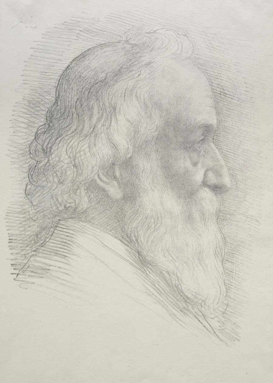 Autoportrét 10. deska. od Alphonse Legros
