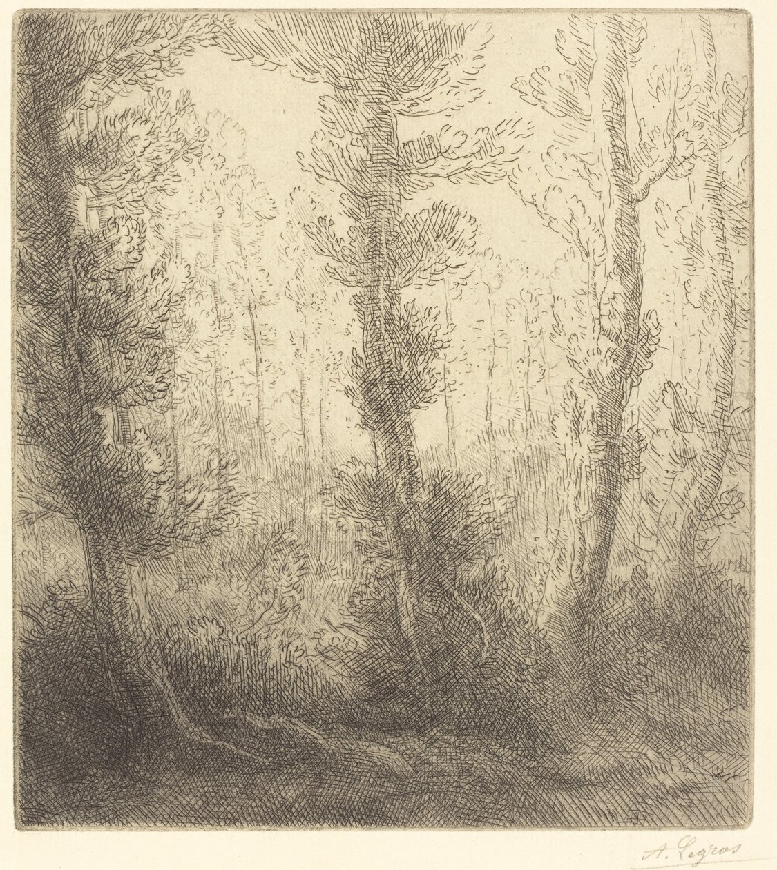 Malé jezero Malé jezero. od Alphonse Legros