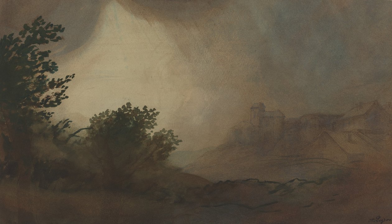 Bouřka. od Alphonse Legros