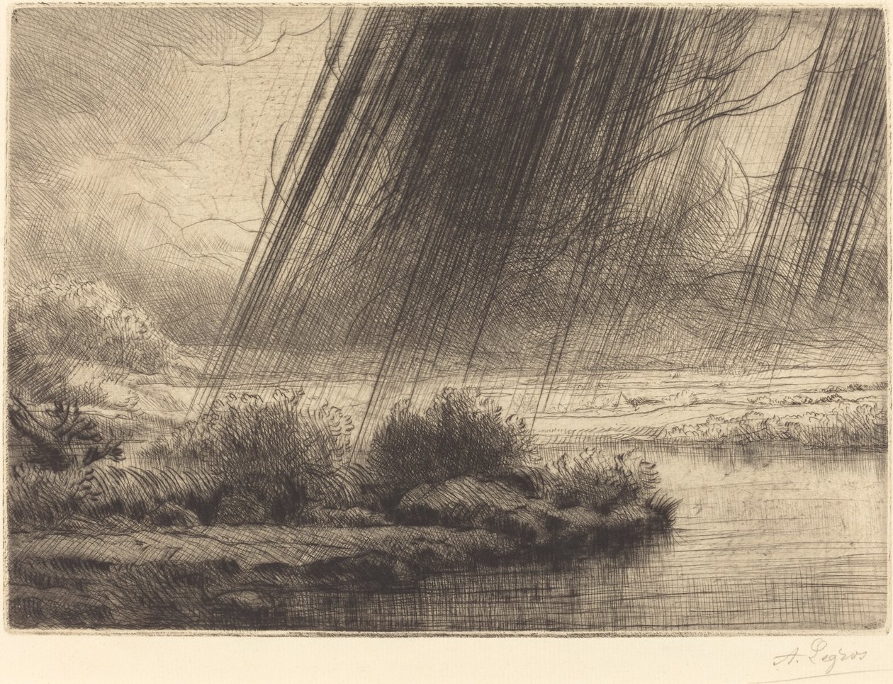 Bouře Bouře. od Alphonse Legros