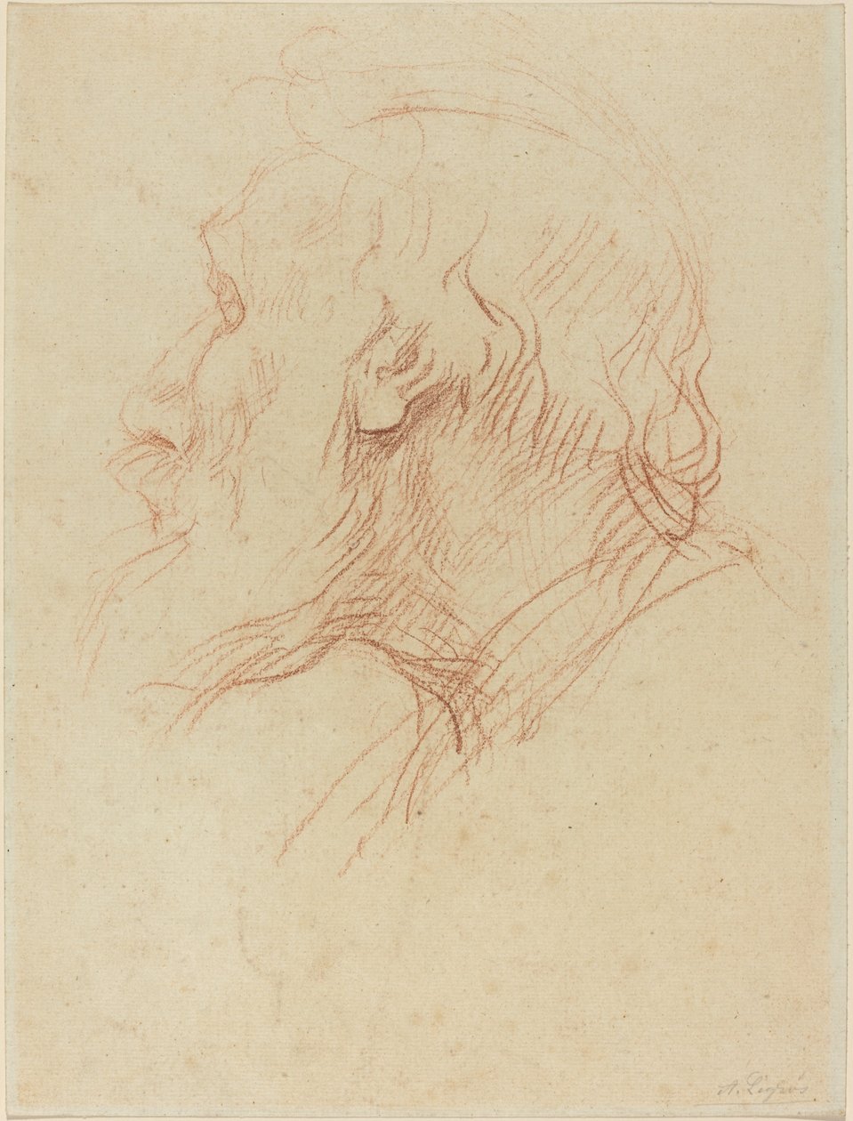 Studie žebráka. od Alphonse Legros