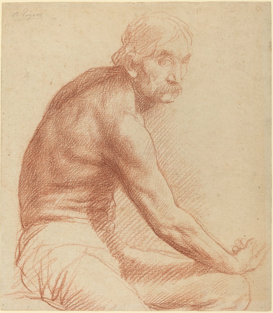 Studium Řeka. od Alphonse Legros