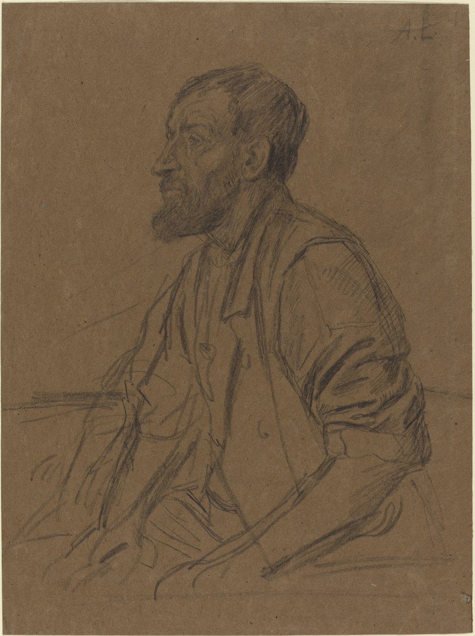 Studium dělníka od Alphonse Legros