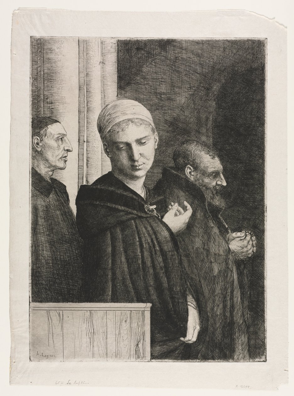 Křest od Alphonse Legros