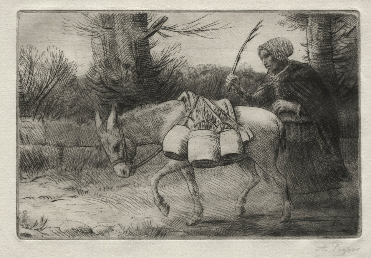 Mlékárna z Boulogne Třetí talíř. od Alphonse Legros