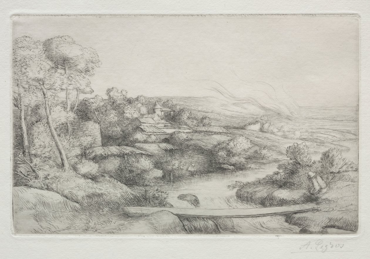 Lávka (La Passerelle) od Alphonse Legros