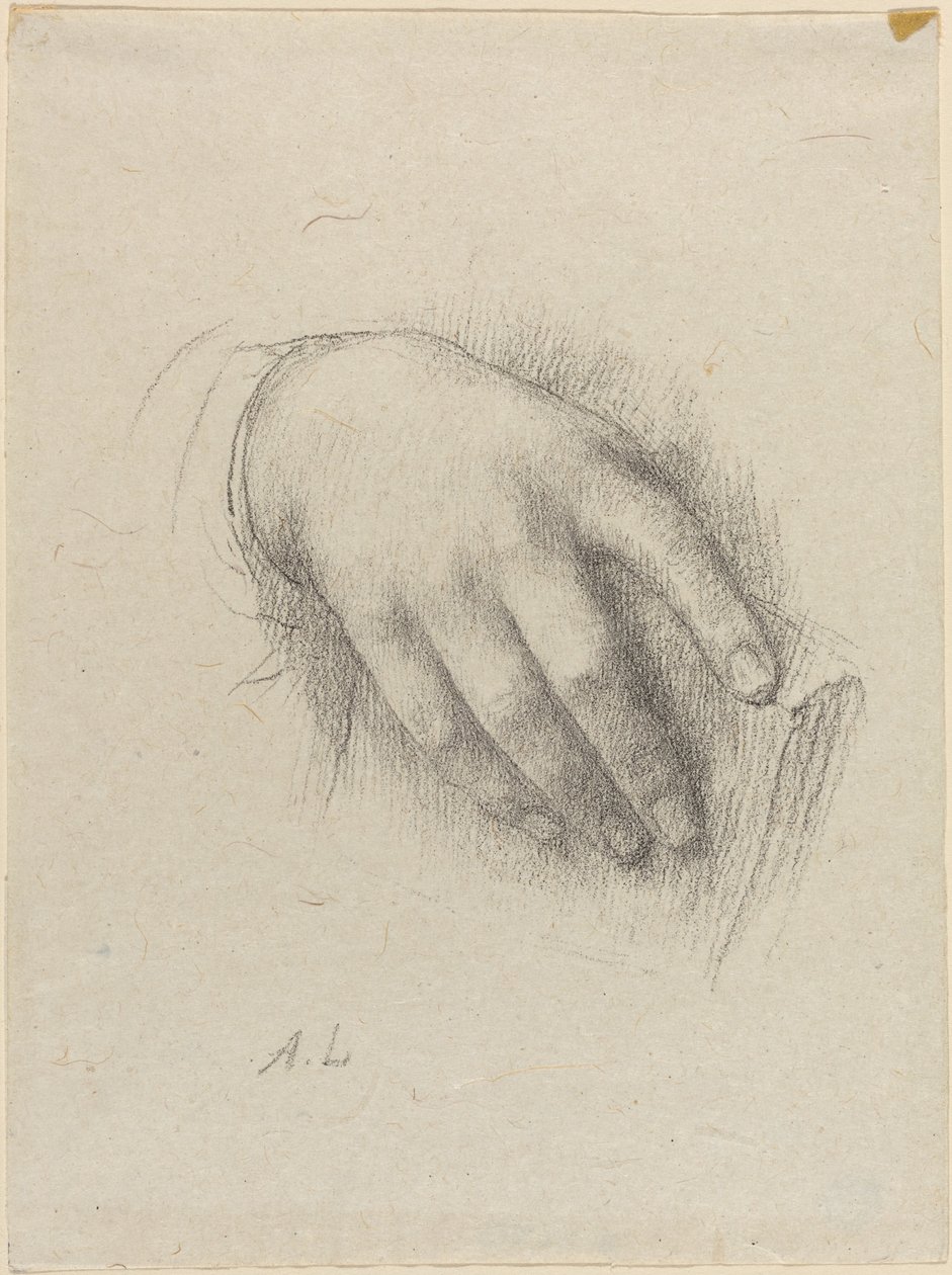 Ruka umělcovy dcery od Alphonse Legros