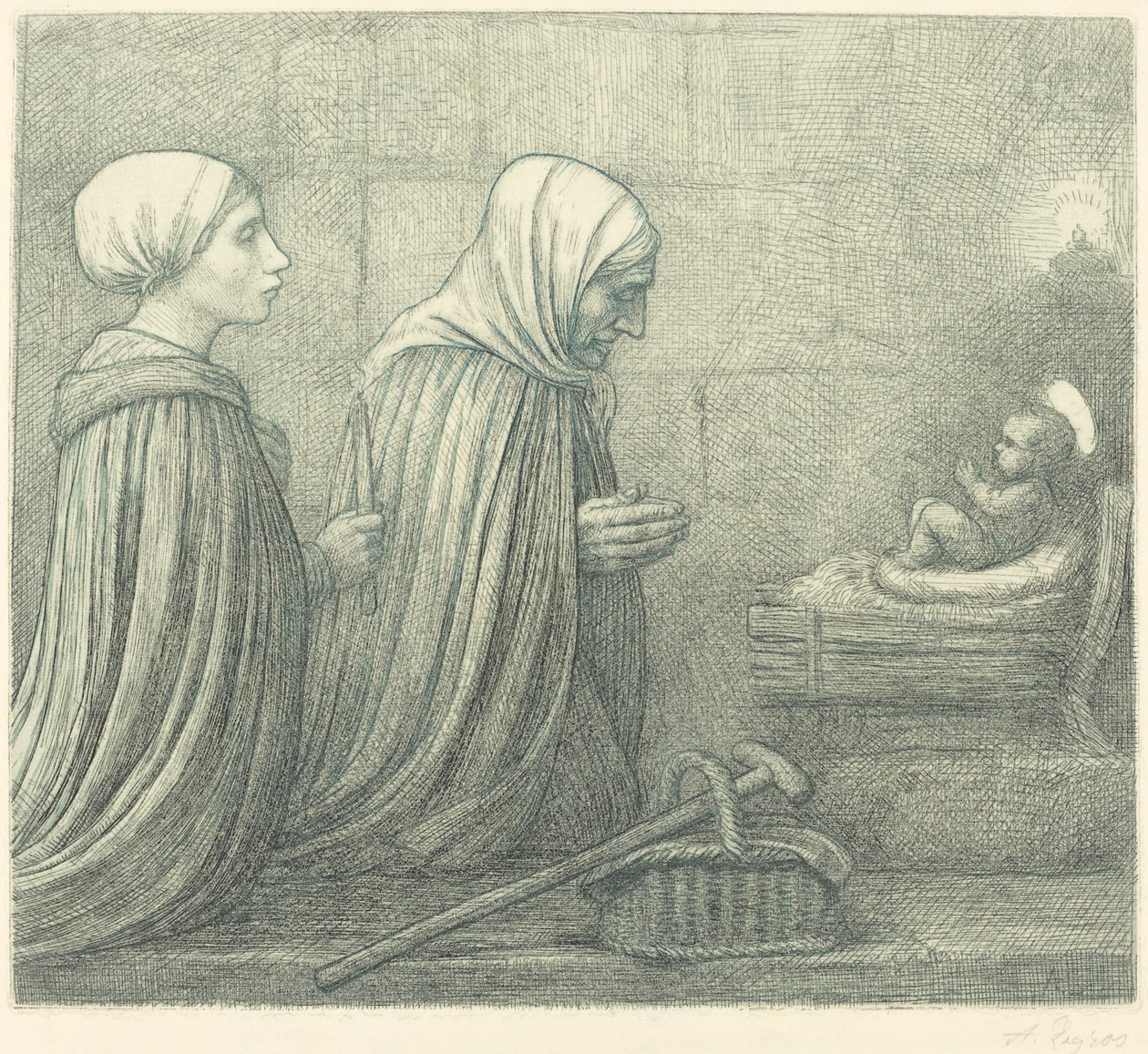 Jesličky La jesle. od Alphonse Legros