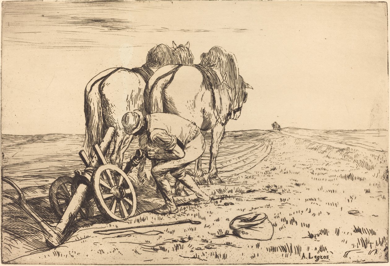 Pluh La charrue. od Alphonse Legros