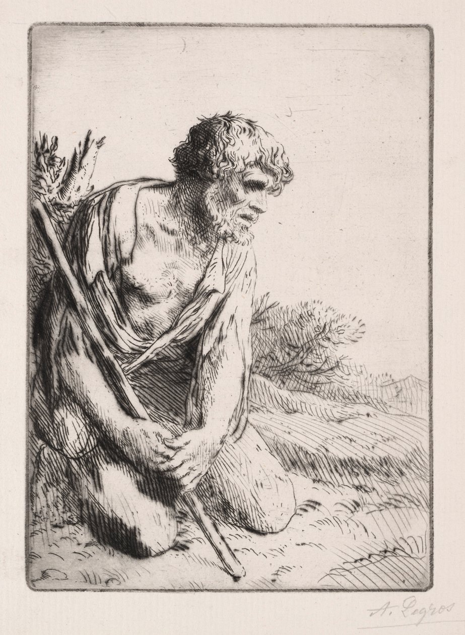 Marnotratný syn 3. deska. od Alphonse Legros