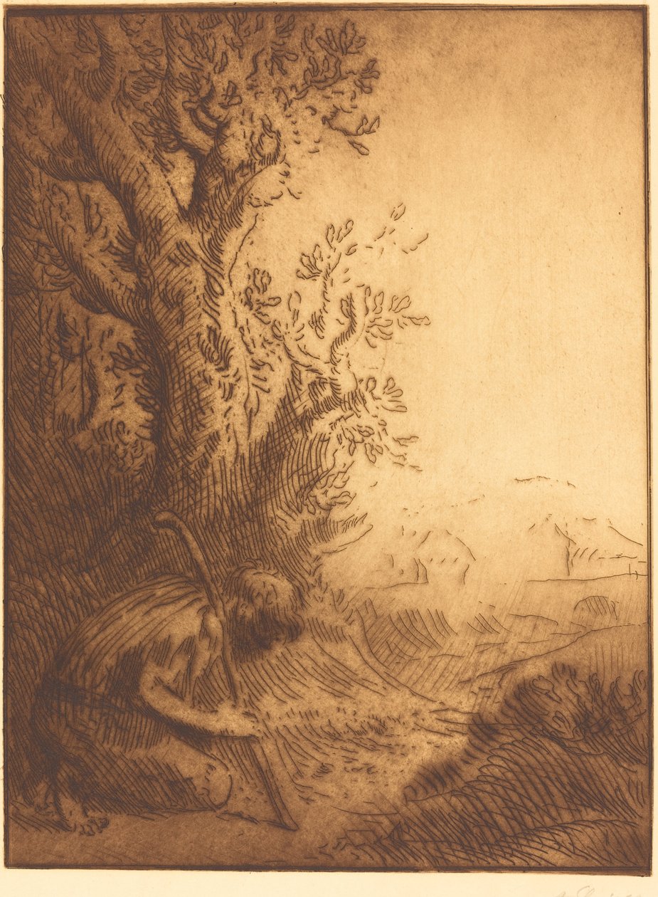 Marnotratný syn, 4. deska Marnotratný syn. od Alphonse Legros