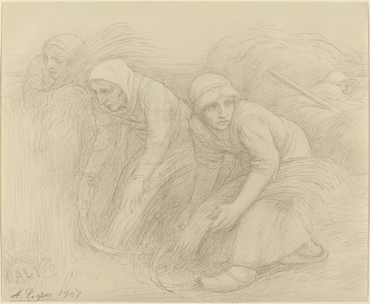 The Reapers, 1907. od Alphonse Legros