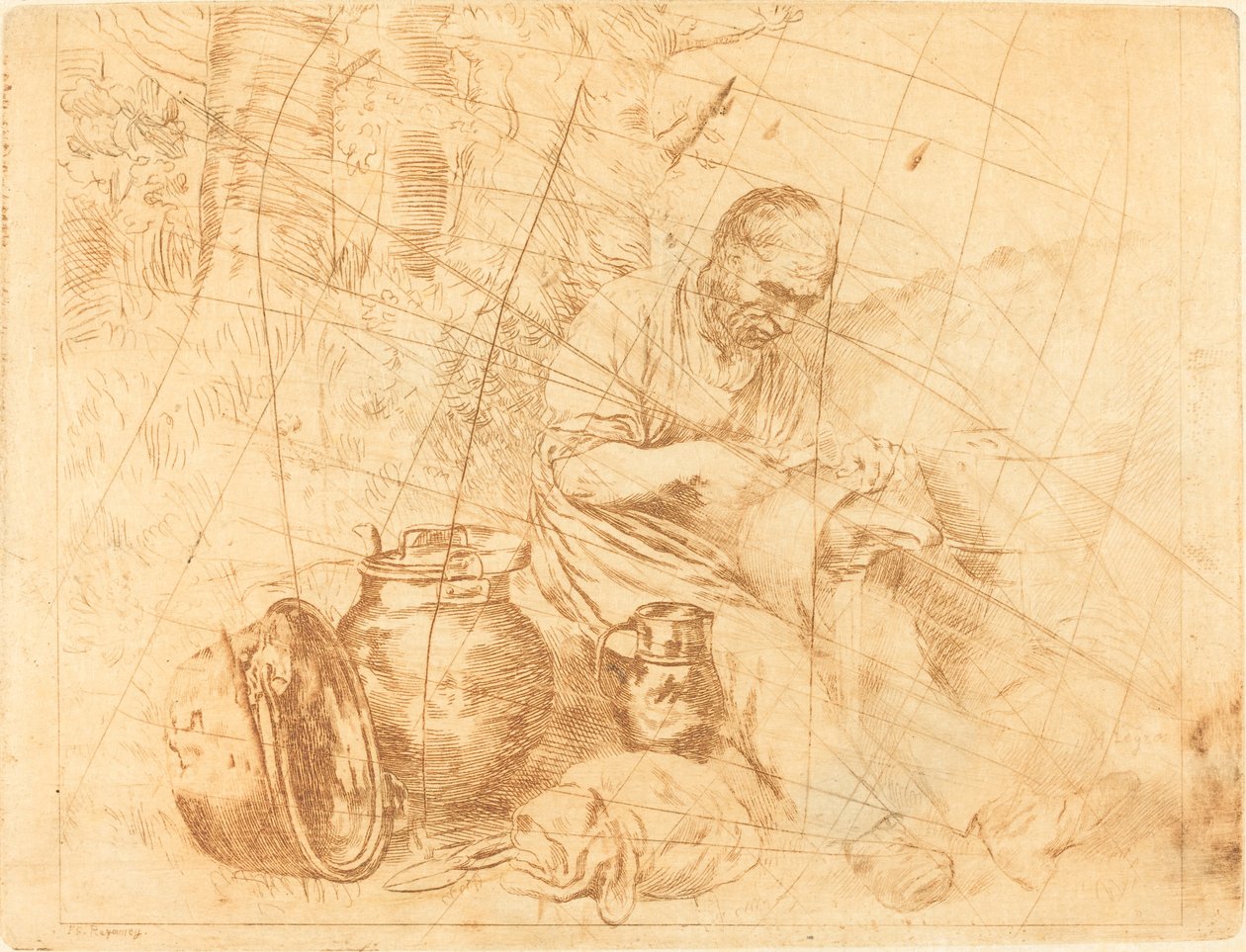 Tinker Le retameur. od Alphonse Legros