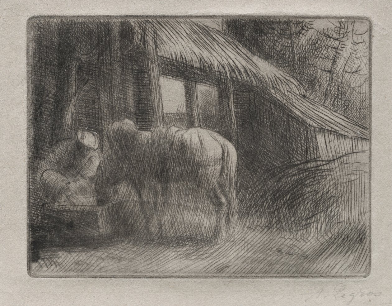Napajedlo (2. talíř) od Alphonse Legros