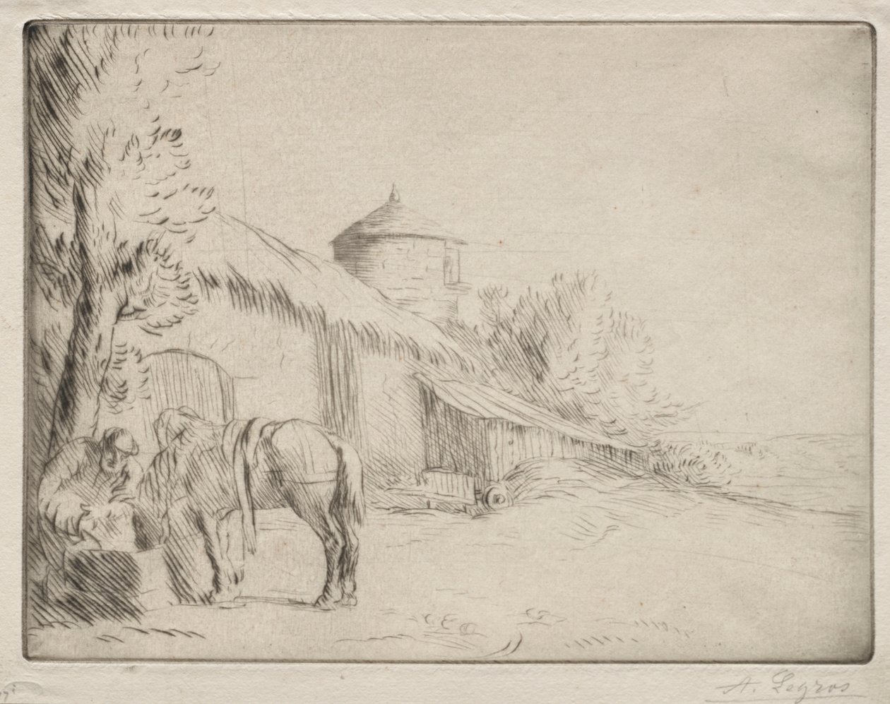 Napajedlo (2. talíř) od Alphonse Legros