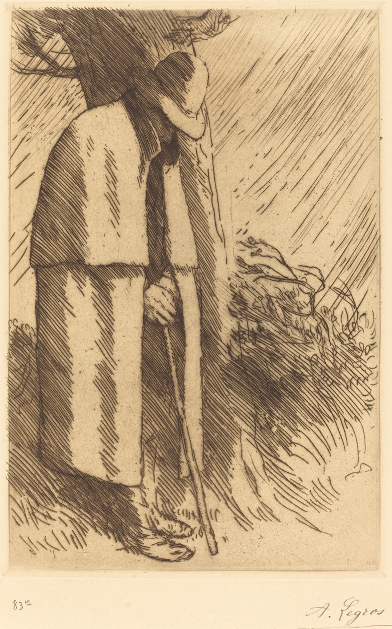 Cestovatel s úkrytem Cestovatel se ukrývá. od Alphonse Legros