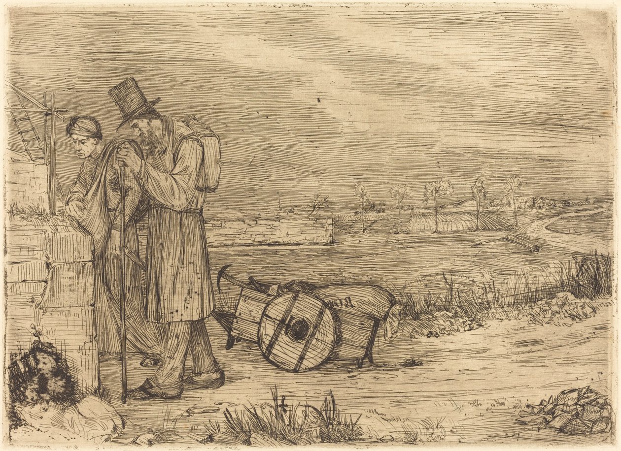 Vagabonds z Montrouge od Alphonse Legros