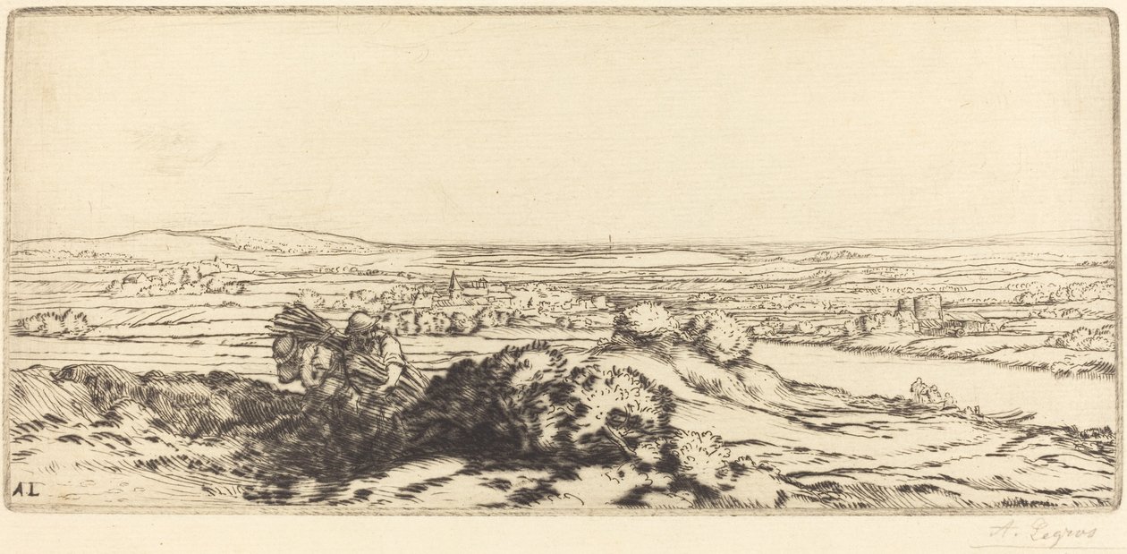 Valley of Dunes (Údolí dun) od Alphonse Legros