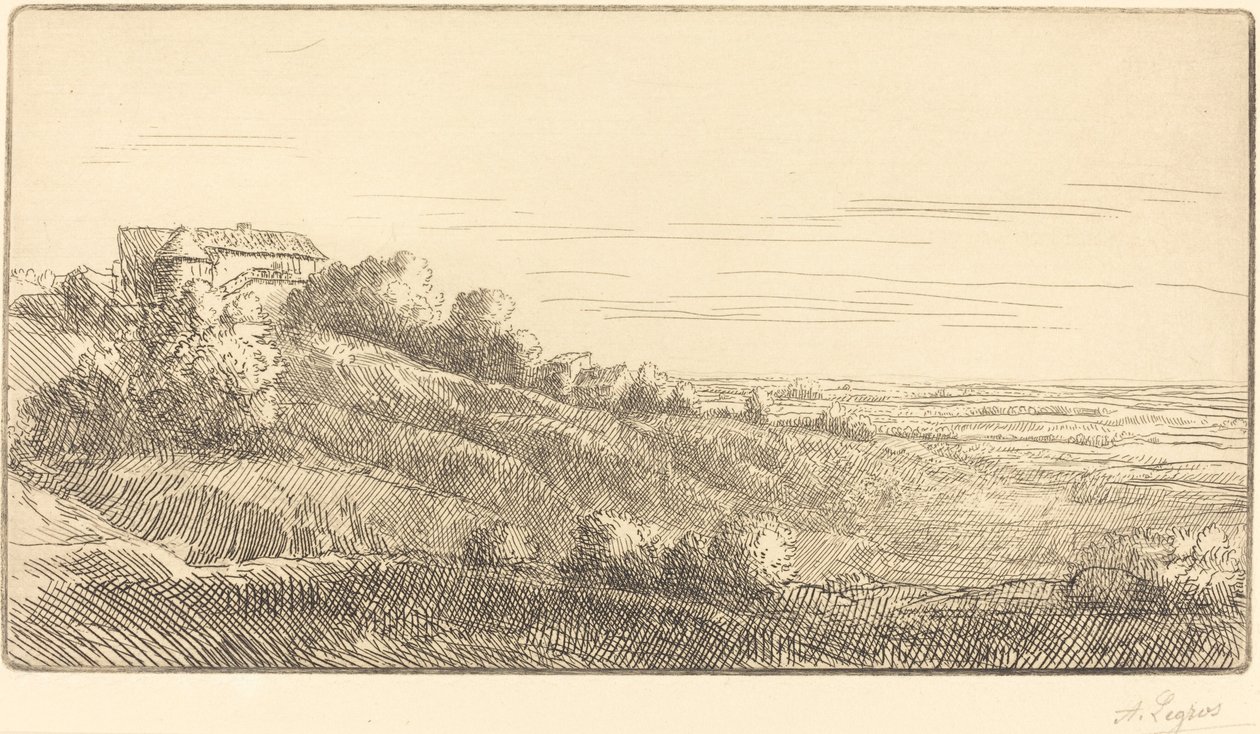 Údolí Veronne La vallee de Veronne. od Alphonse Legros