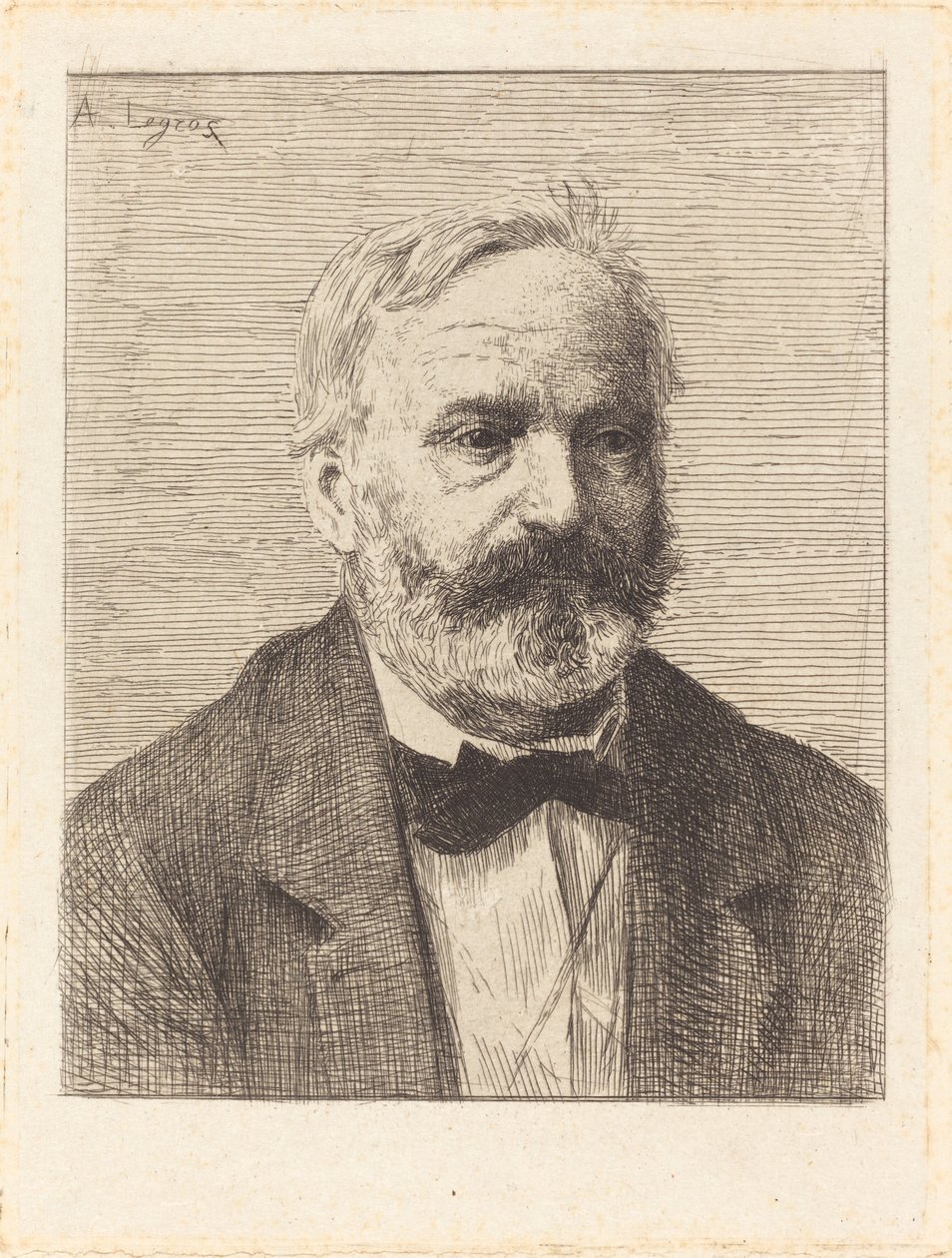 Victor Hugo, 1. deska od Alphonse Legros