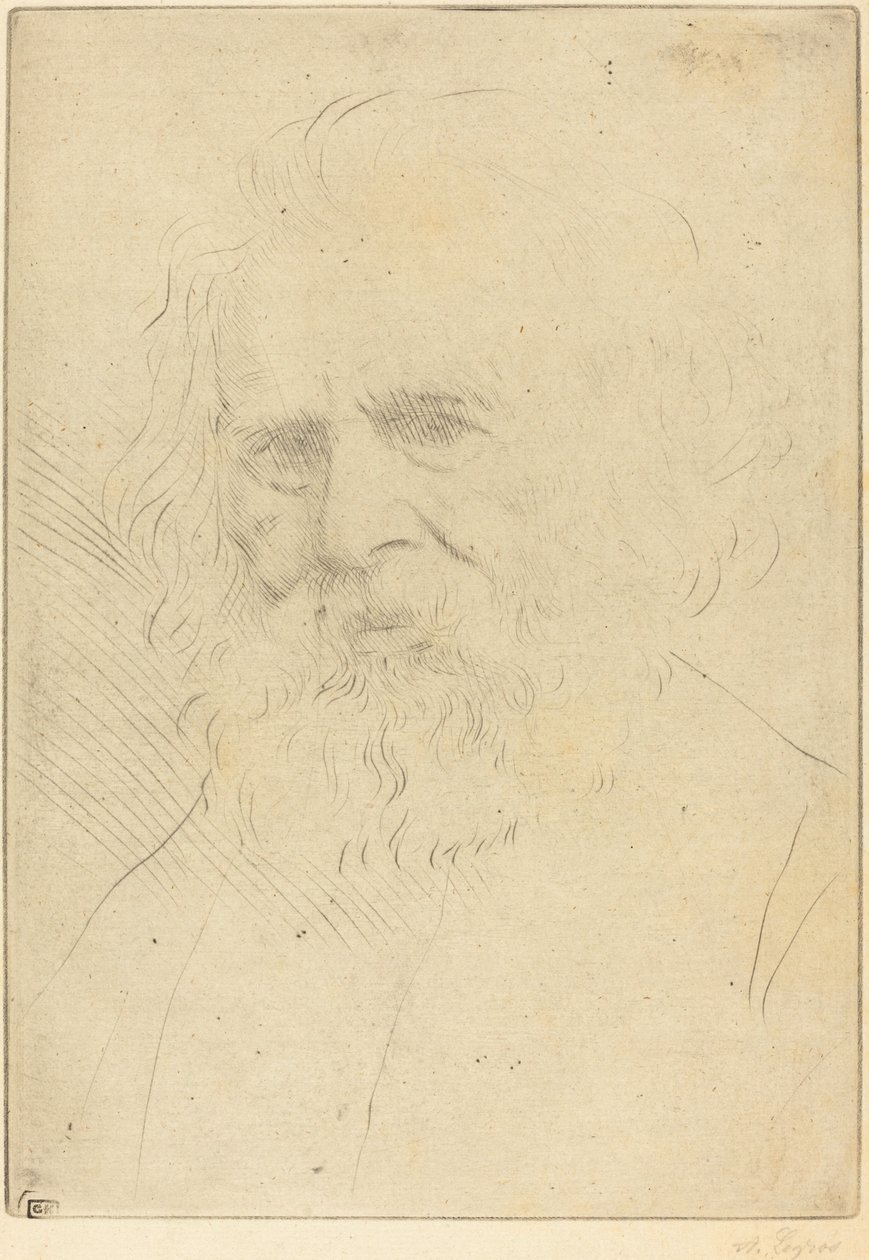 W.H. Longfellow, 1. deska. od Alphonse Legros