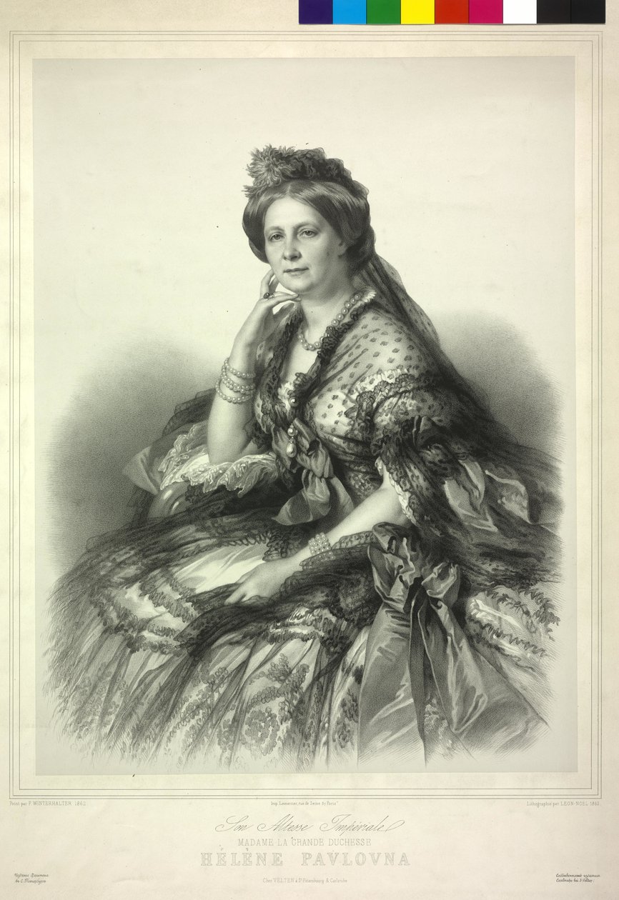 Württemberská princezna Charlotta od Alphonse Leon Noel