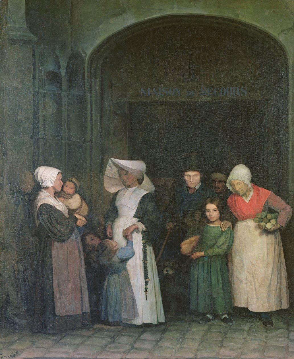 The House of Refuge, c.1840 od Alphonse Louis Pierre Trimolet
