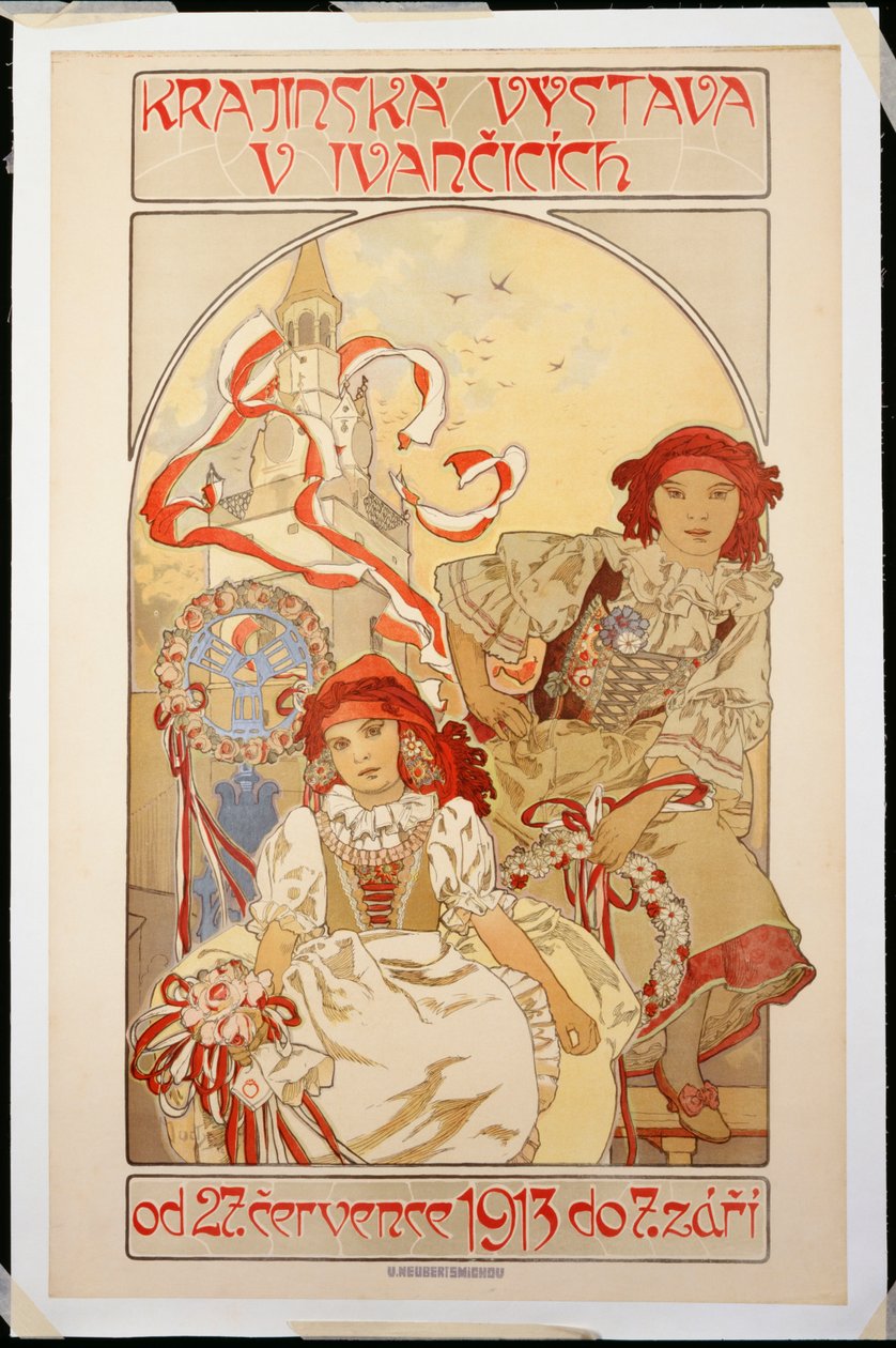 Zemská výstava V Ivancicích, 1912 od Alphonse Mucha