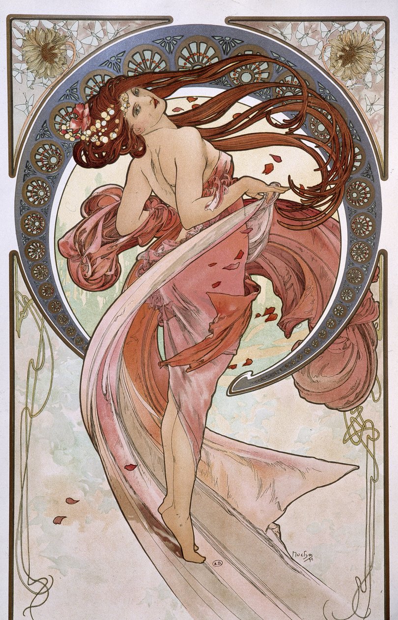 La Danse - od Muchy od Alphonse Mucha