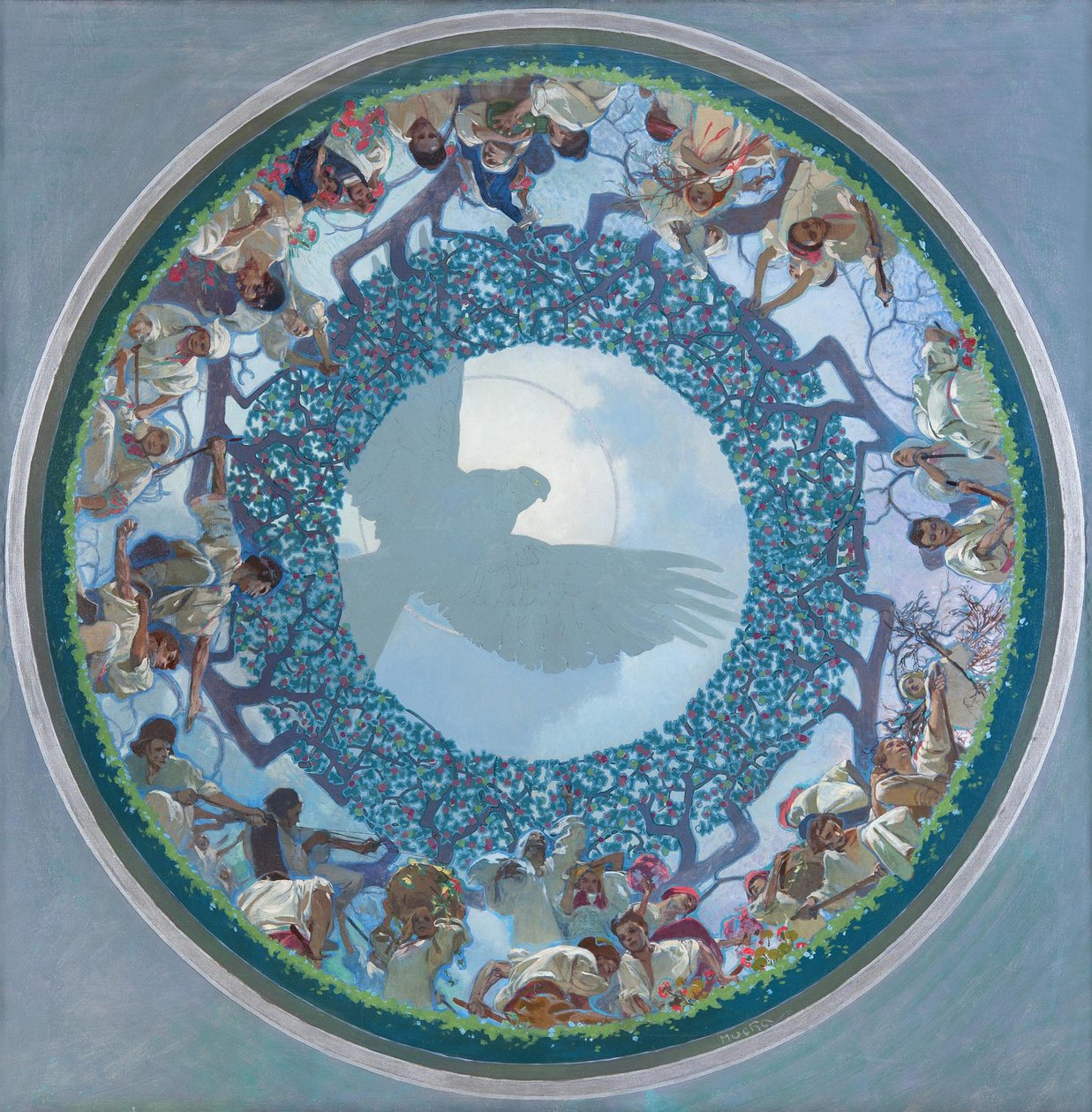 Slovanská jednota od Alphonse Marie Mucha