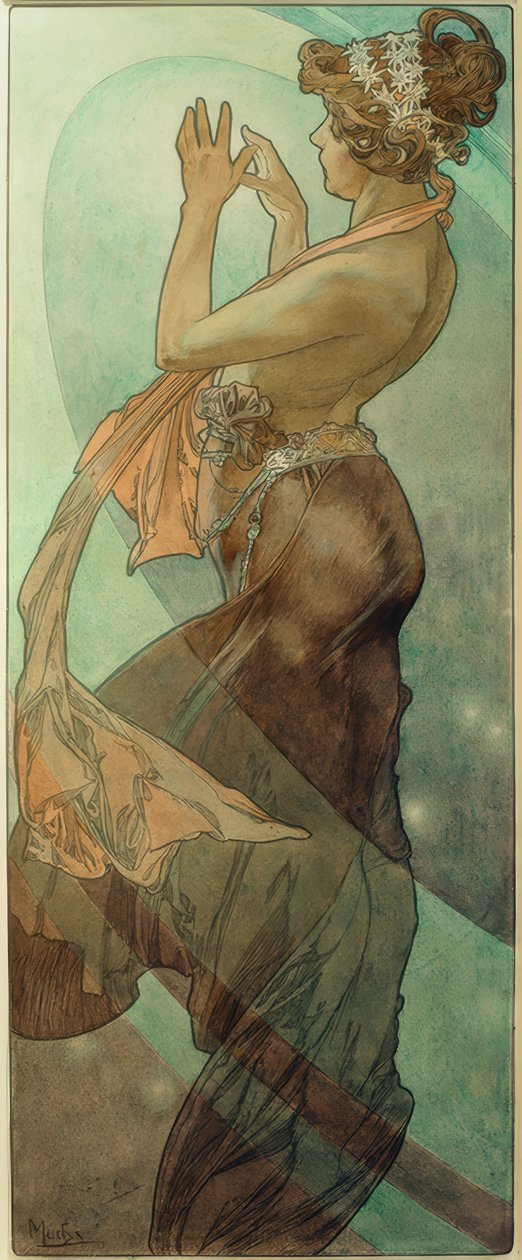 Abendstern od Alphonse Mucha