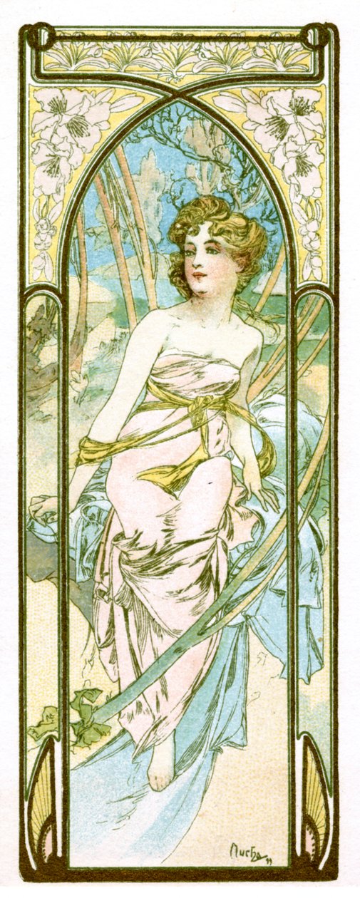 "Brightness of Day", 1899 od Alphonse Mucha