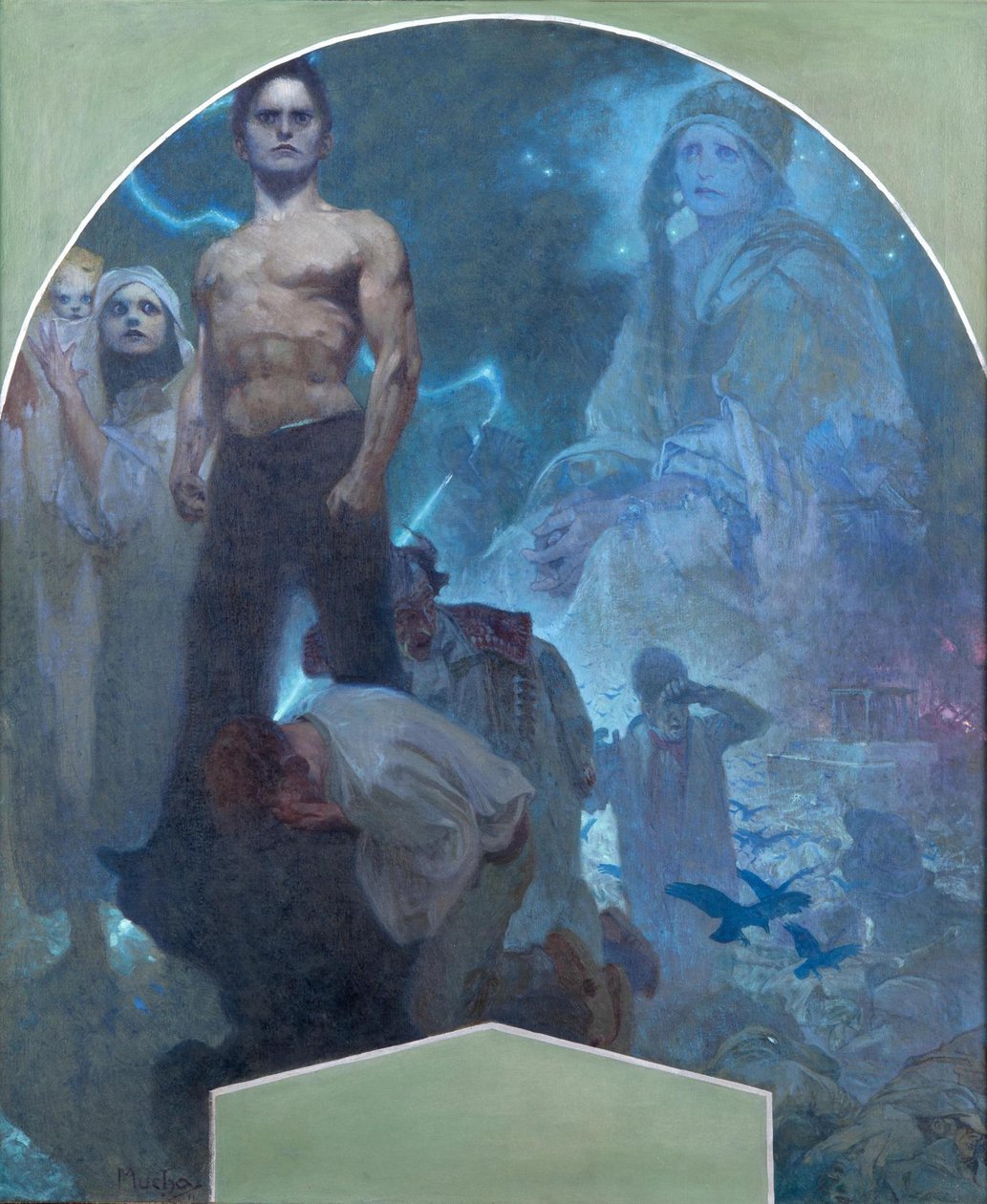 Vlastními silami II, 1911 od Alphonse Mucha