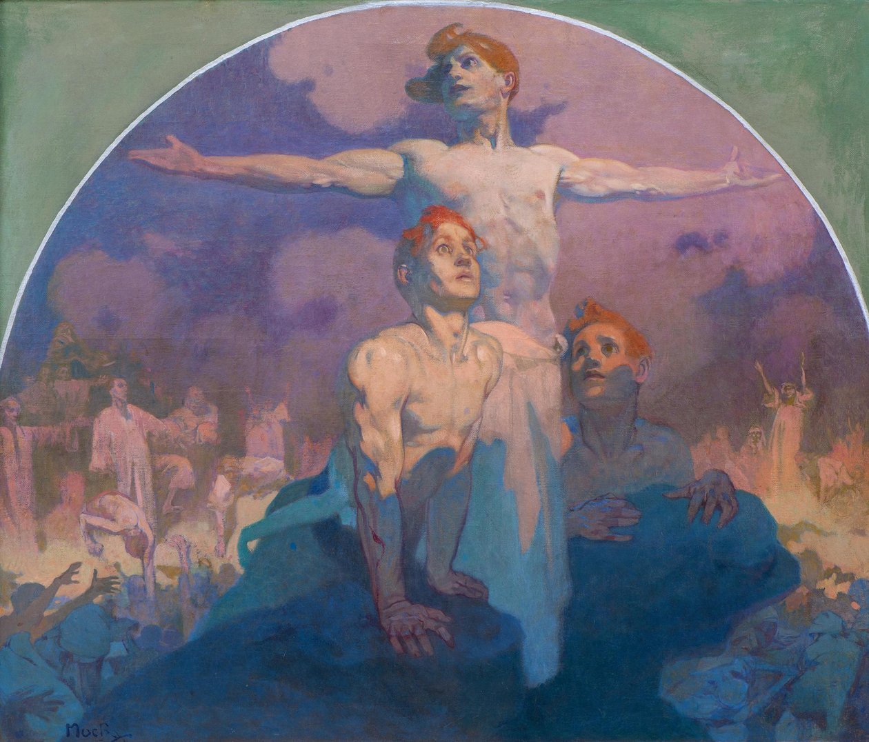 Vlastní silou IN, 1911 od Alphonse Mucha