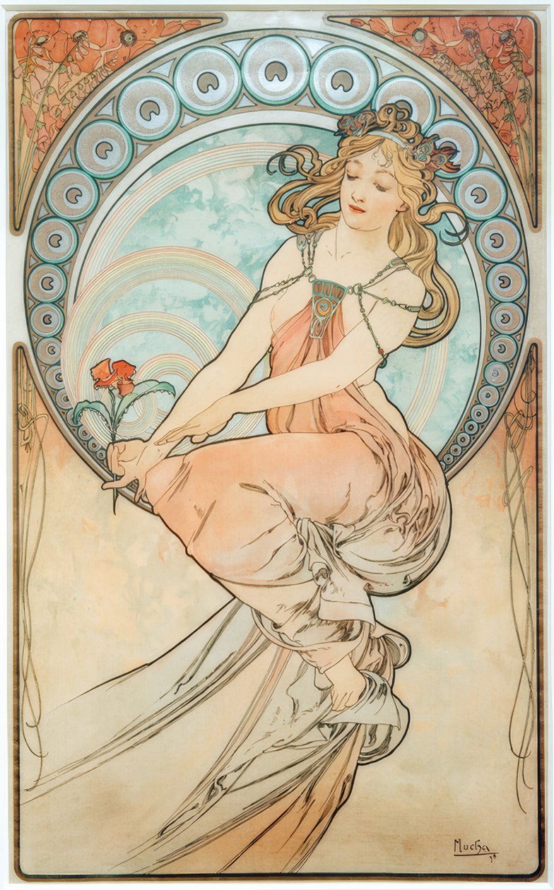 Malování od Alphonse Mucha