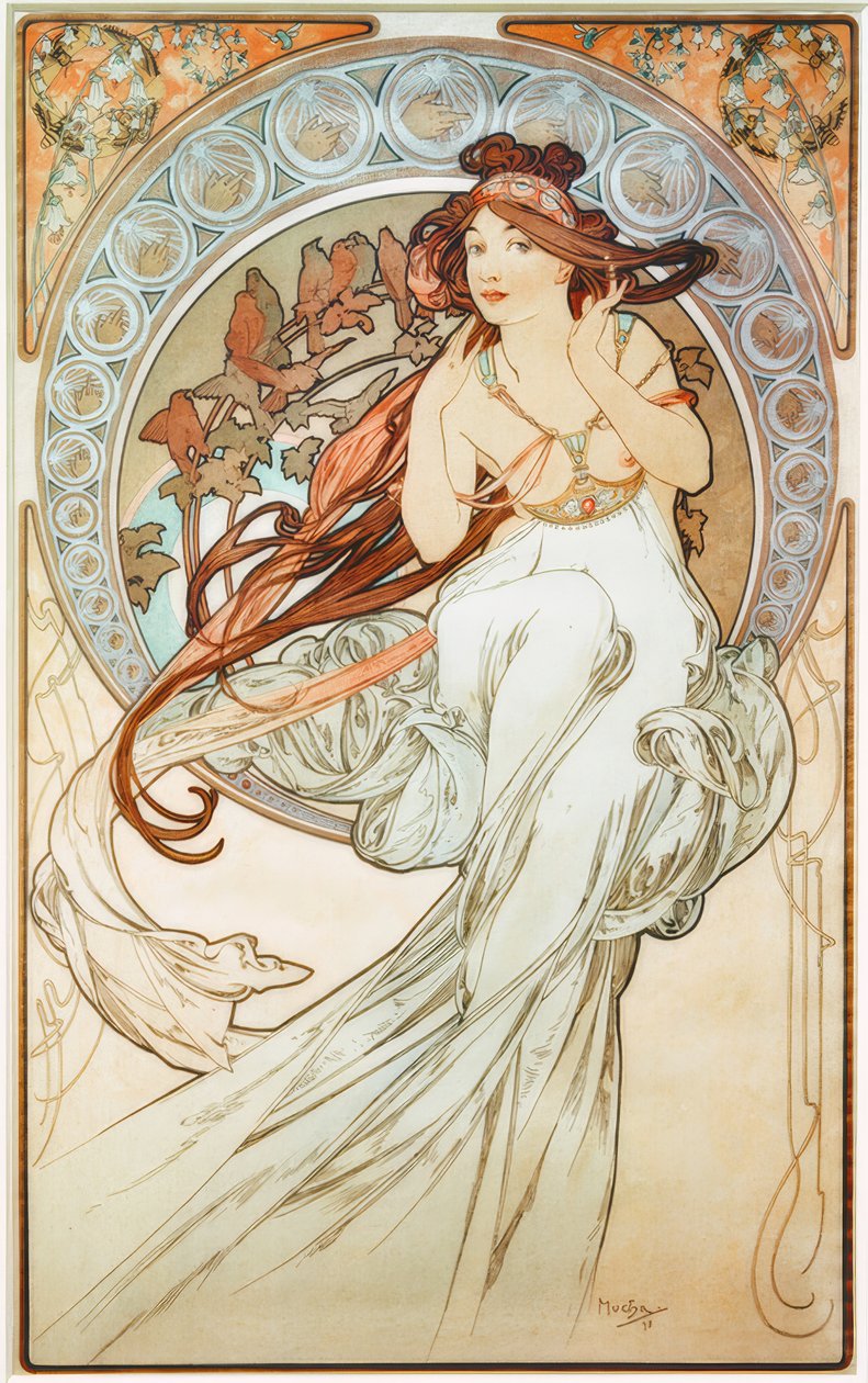 Hudba od Alphonse Mucha